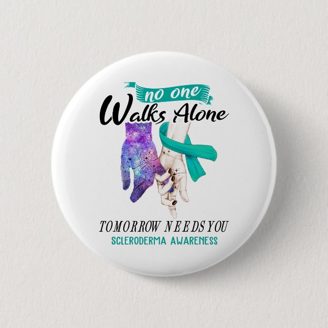Unterstützung von Geschenken für Skleroderma Aware Button (Vorderseite)