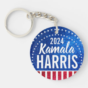 Unterstützung von Kamala Harris 2024 Progress and  Schlüsselanhänger
