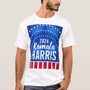 Unterstützung von Kamala Harris 2024 Progress and  T-Shirt