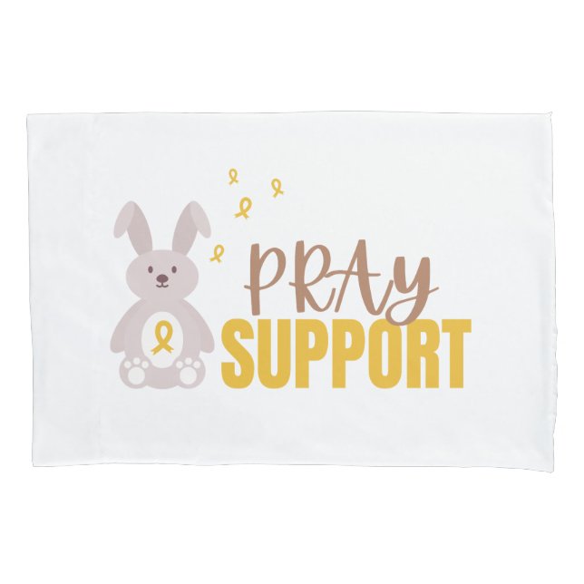 Unterstützung von Kinderbeten Pillowcase Kissenbezug (Vorderseite)