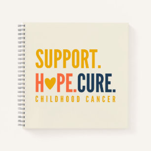 Unterstützung von Krebs im Kindesalter, Hoffnung N Notizbuch