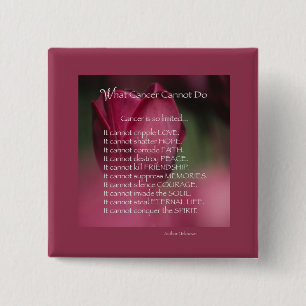 Unterstützung von Krebs, was Krebs nicht kann, Blu Button