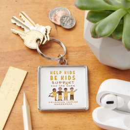 Unterstützung von Krebserkrankungen im Kindesalter Schlüsselanhänger