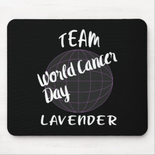 Unterstützung von Krebsüberlebenden am Weltkrebsta Mousepad