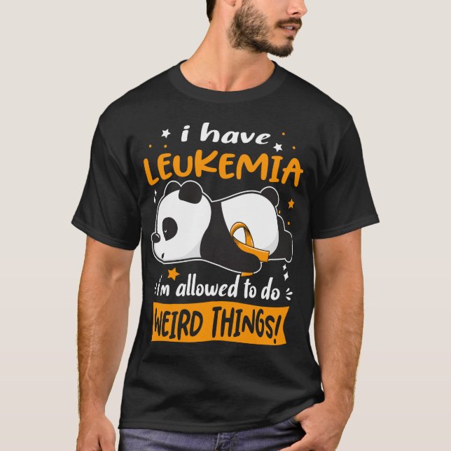 Unterstützung von Leukämie-Aufklärungsgeschenken T-Shirt (Vorderseite)