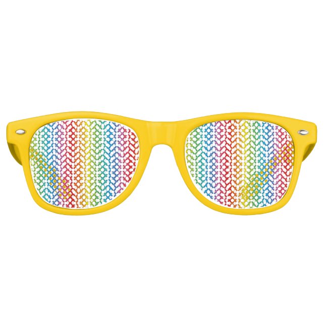 Unterstützung von LGBT Gay Lesbian Pride Rainbow S Partybrille (Vorderseite)