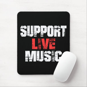 Unterstützung von Live Music Mousepad