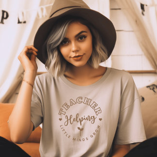 Unterstützung von Minds Wachstum I Lehrer T - Shir T-Shirt