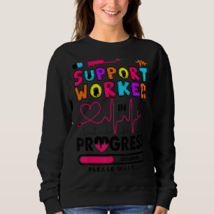 Unterstützung von Mitarbeitern in der laufenden Kr Sweatshirt