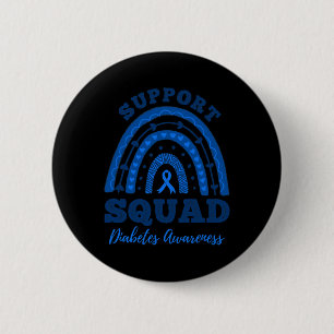 Unterstützung von Squad Blue Ribbon T1d Typ 1 Diab Button