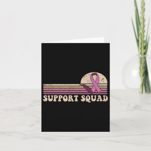 Unterstützung von Squad Breast Cancer Awareness Ri Karte