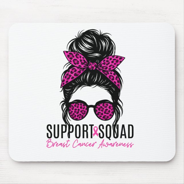 Unterstützung von Squad Brustkrebs-Bewusstsein der Mousepad (Vorne)