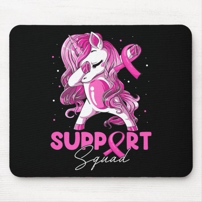 Unterstützung von Squad Brustkrebs-Bewusstsein Pin Mousepad (Vorne)
