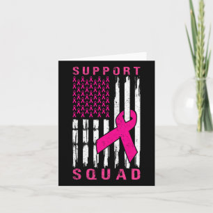 Unterstützung von Squad Brustkrebs - Pink Support Karte