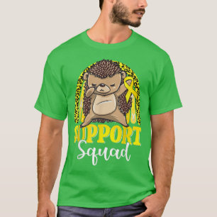 Unterstützung von Squad Dabbing Igel Rainbow Chilh T-Shirt