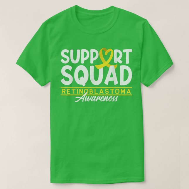 Unterstützung von Squad I Childhood Retina Cancer  T-Shirt (Design vorne)