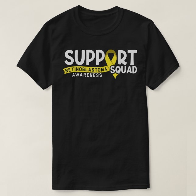 Unterstützung von Squad I Childhood Retina Cancer  T-Shirt (Design vorne)