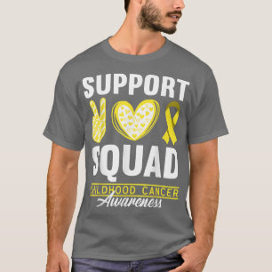 Unterstützung von Squad I Gold Awareness Ribbon I  T-Shirt