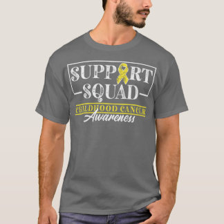 Unterstützung von Squad I Gold Awareness Ribbon I  T-Shirt