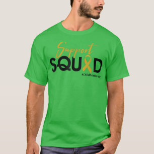 Unterstützung von Squad - Kindheitskrebs-Bewusstse T-Shirt