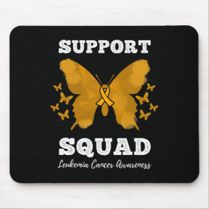 Unterstützung von Squad Leukämie Krebsbewusstsein Mousepad
