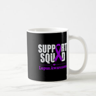 Unterstützung von Squad Lupus Awareness Lila Autoi Kaffeetasse