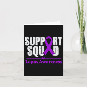 Unterstützung von Squad Lupus Awareness Lila Autoi Karte