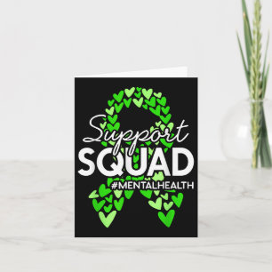 Unterstützung von Squad Mental Health Awareness Gr Karte