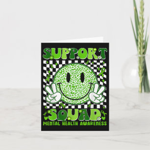 Unterstützung von Squad Mental Health Awareness Gr Karte
