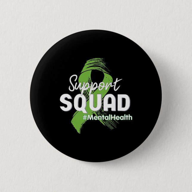 Unterstützung von Squad Mental Health Awareness Li Button (Vorderseite)