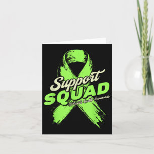 Unterstützung von Squad Mental Health Awareness Li Karte