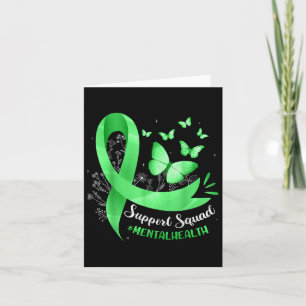 Unterstützung von Squad Mental Health Awareness Li Karte