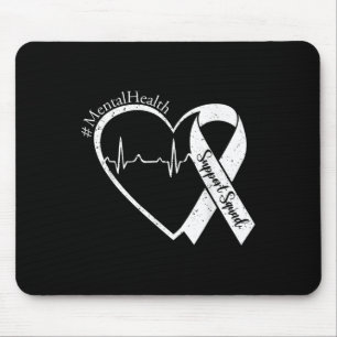 Unterstützung von Squad Mental Health Awareness Li Mousepad