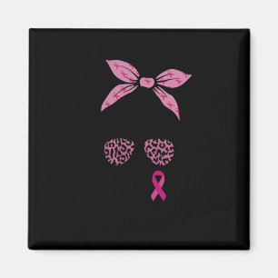 Unterstützung von Squad Messy Bun Leopard Pink Bru Magnet