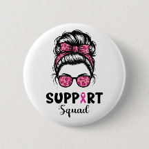 Unterstützung von Squad Messy Bun Pink Krieger Bru