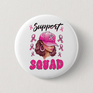 Unterstützung von Squad Messy Bun Pink Krieger Bru Button