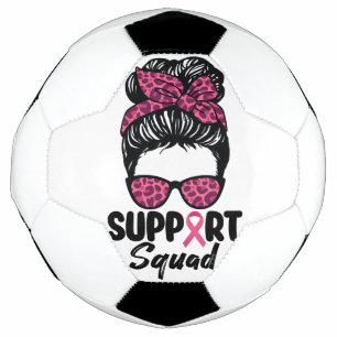 Unterstützung von Squad Messy Bun Pink Krieger Bru Fußball