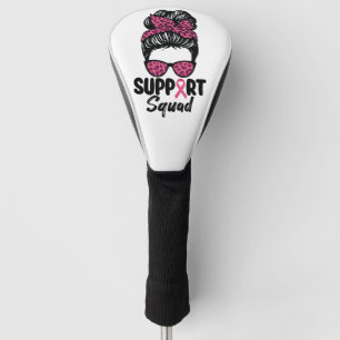 Unterstützung von Squad Messy Bun Pink Krieger Bru Golf Headcover