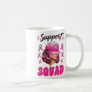 Unterstützung von Squad Messy Bun Pink Krieger Bru Kaffeetasse