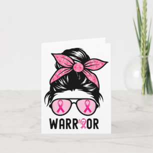 Unterstützung von Squad Messy Bun Pink Krieger Bru Karte