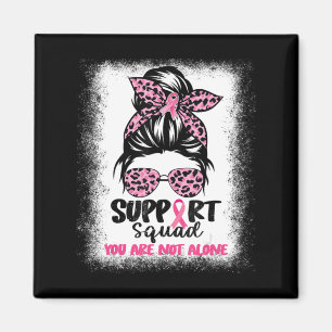 Unterstützung von Squad Messy Bun Pink Krieger Bru Magnet