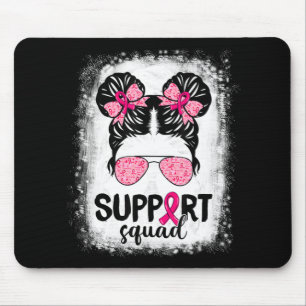 Unterstützung von Squad Messy Bun Pink Krieger Bru Mousepad