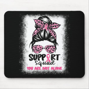 Unterstützung von Squad Messy Bun Pink Krieger Bru Mousepad