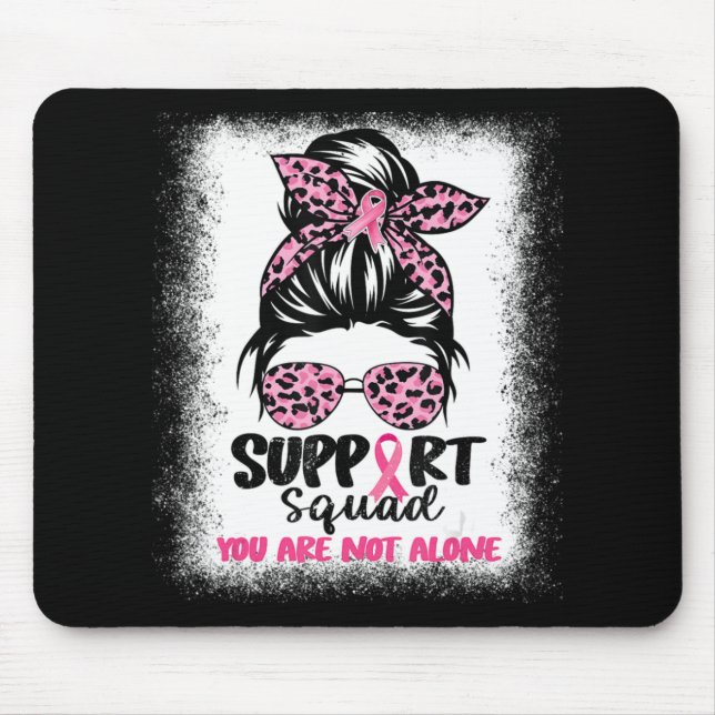Unterstützung von Squad Messy Bun Pink Krieger Bru Mousepad (Vorne)