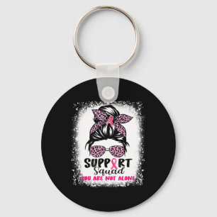 Unterstützung von Squad Messy Bun Pink Krieger Bru Schlüsselanhänger