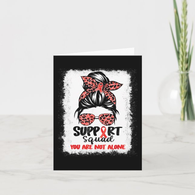 Unterstützung von Squad Messy Bun Red Warrior Bloo Karte (Vorderseite)