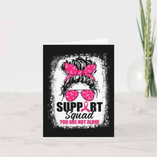 Unterstützung von Squad Messy Bun Warrior Breast C Karte