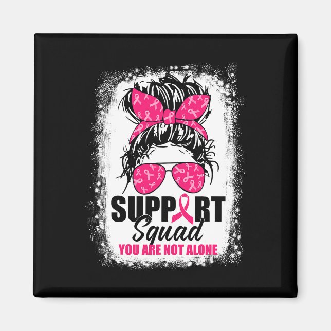 Unterstützung von Squad Messy Bun Warrior Breast C Magnet (Vorne)