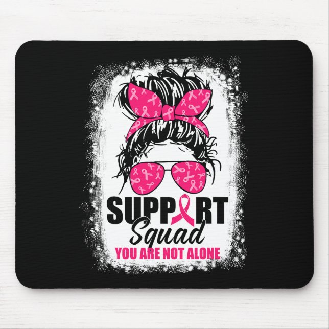 Unterstützung von Squad Messy Bun Warrior Breast C Mousepad (Vorne)