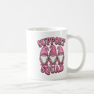 Unterstützung von Squad Niedlich rosa Gnome Brustk Kaffeetasse